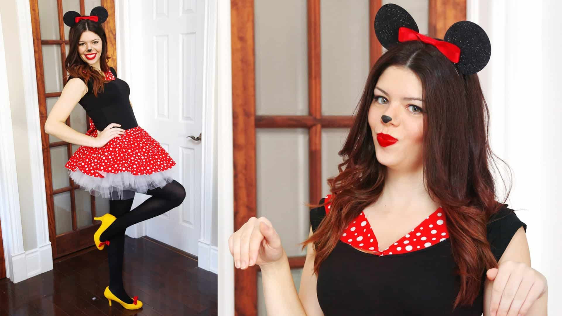 DIY Toddler Minnie Mouse Costume
 Cute DIY Mickey and Minnie Costumes for All Sizes