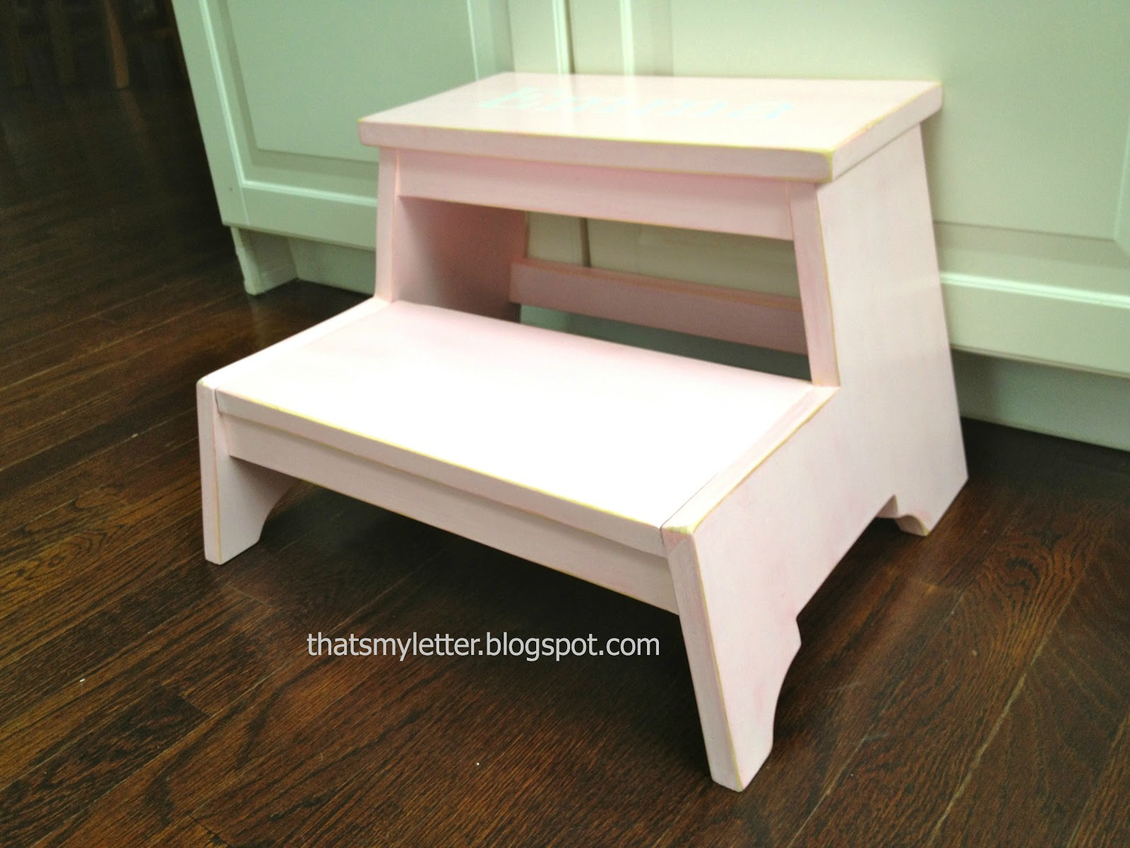 DIY Toddler Step Stool
 That s My Letter "K" is for Kids Step Stool