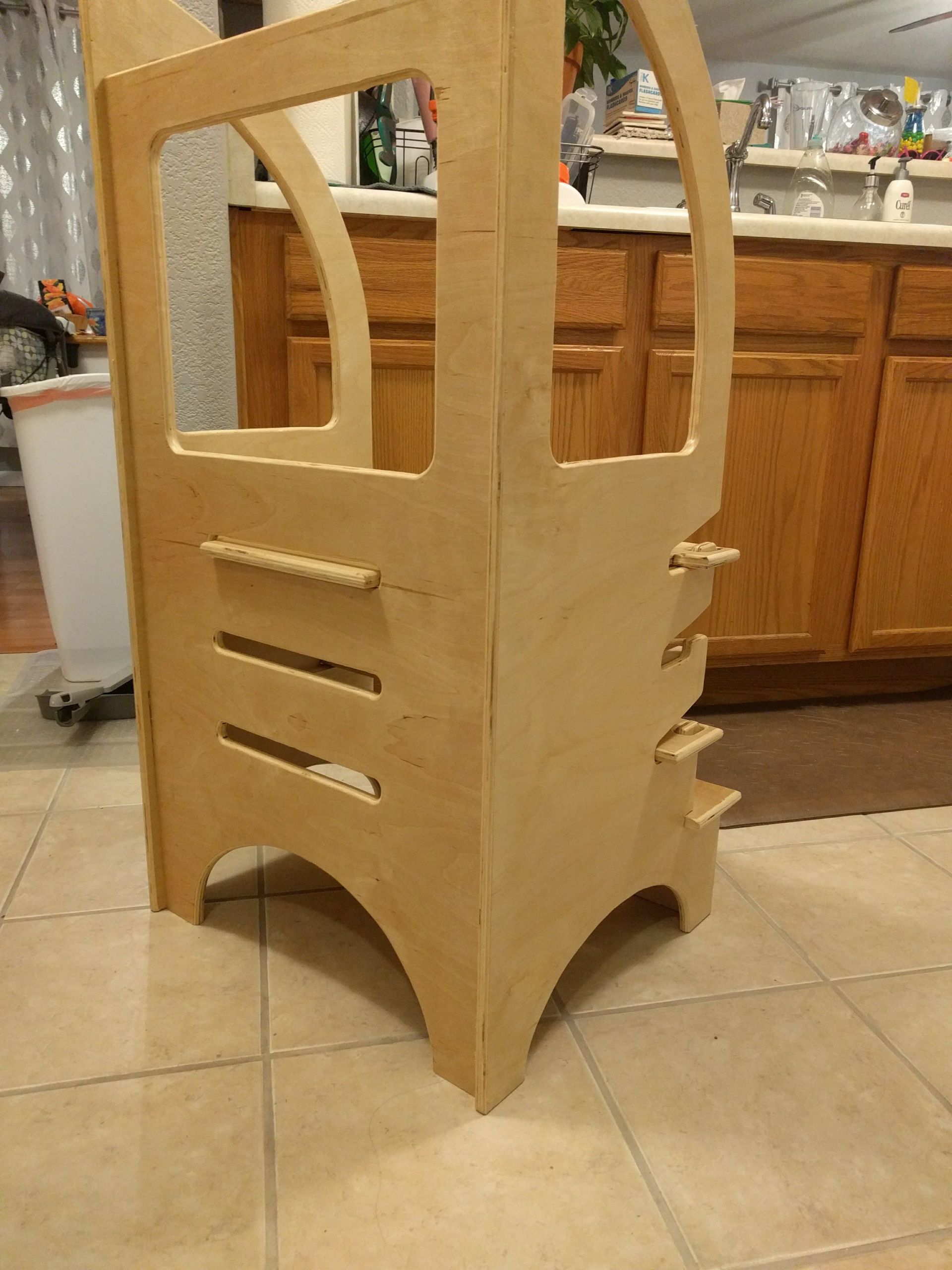DIY Toddler Step Stool
 Adjustable height Toddler Step Stool made from plywood
