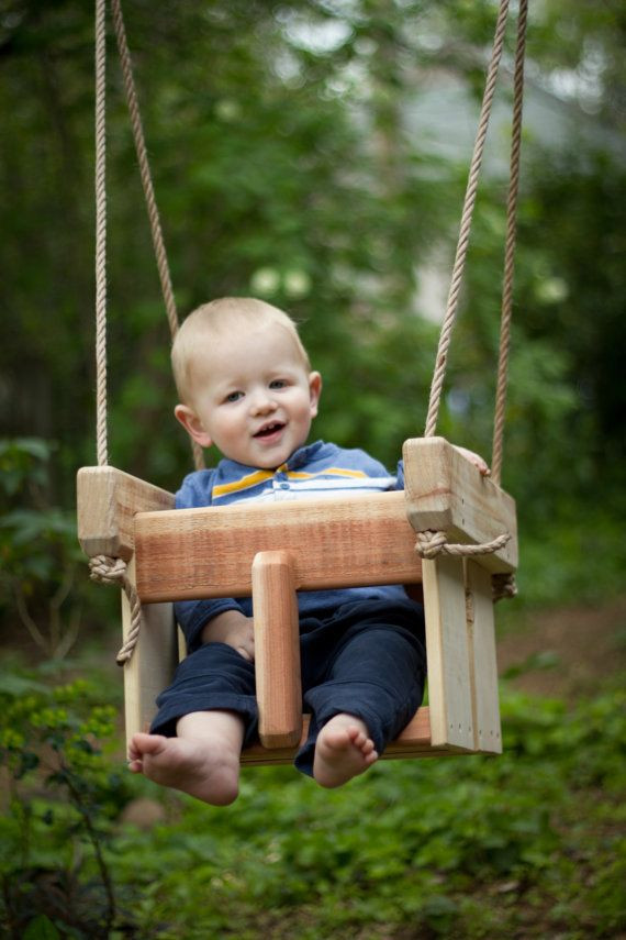 DIY Toddler Swing
 Baby Swing or Toddler Swing Cedar Handmade Porch or Tree