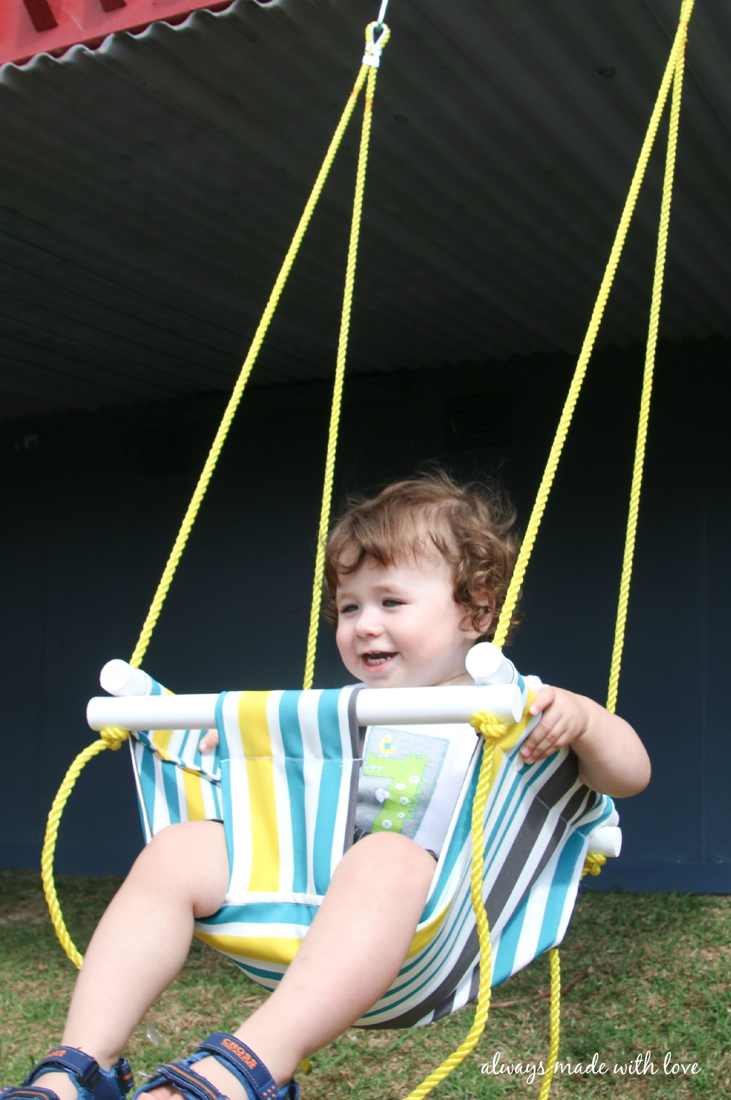 DIY Toddler Swing
 DIY Baby Toddler Swing Always Made With Love