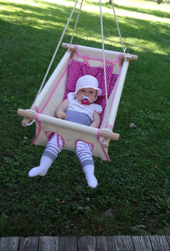DIY Toddler Swing
 Organic Baby Swing Indoor Swing Outdoor by