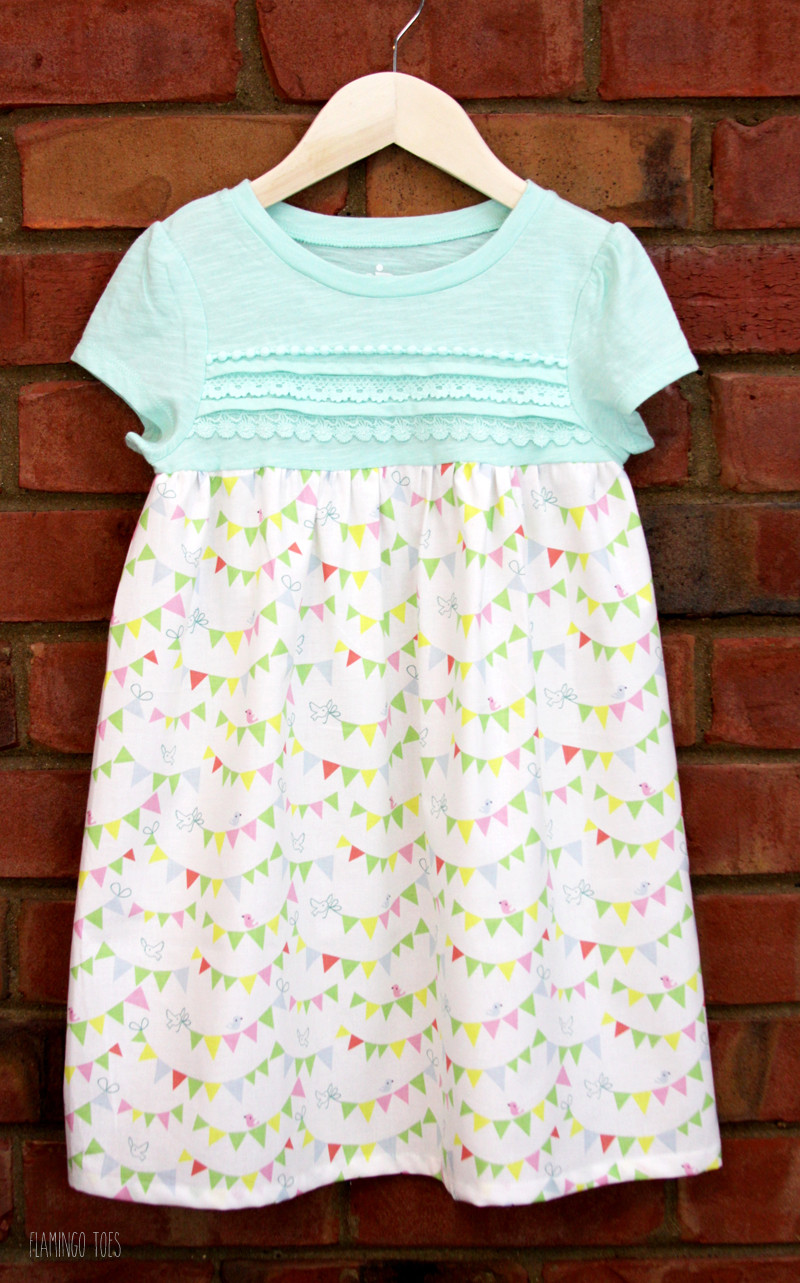 DIY Toddler T Shirt Dress
 Simple and Sweet Dress Refashion