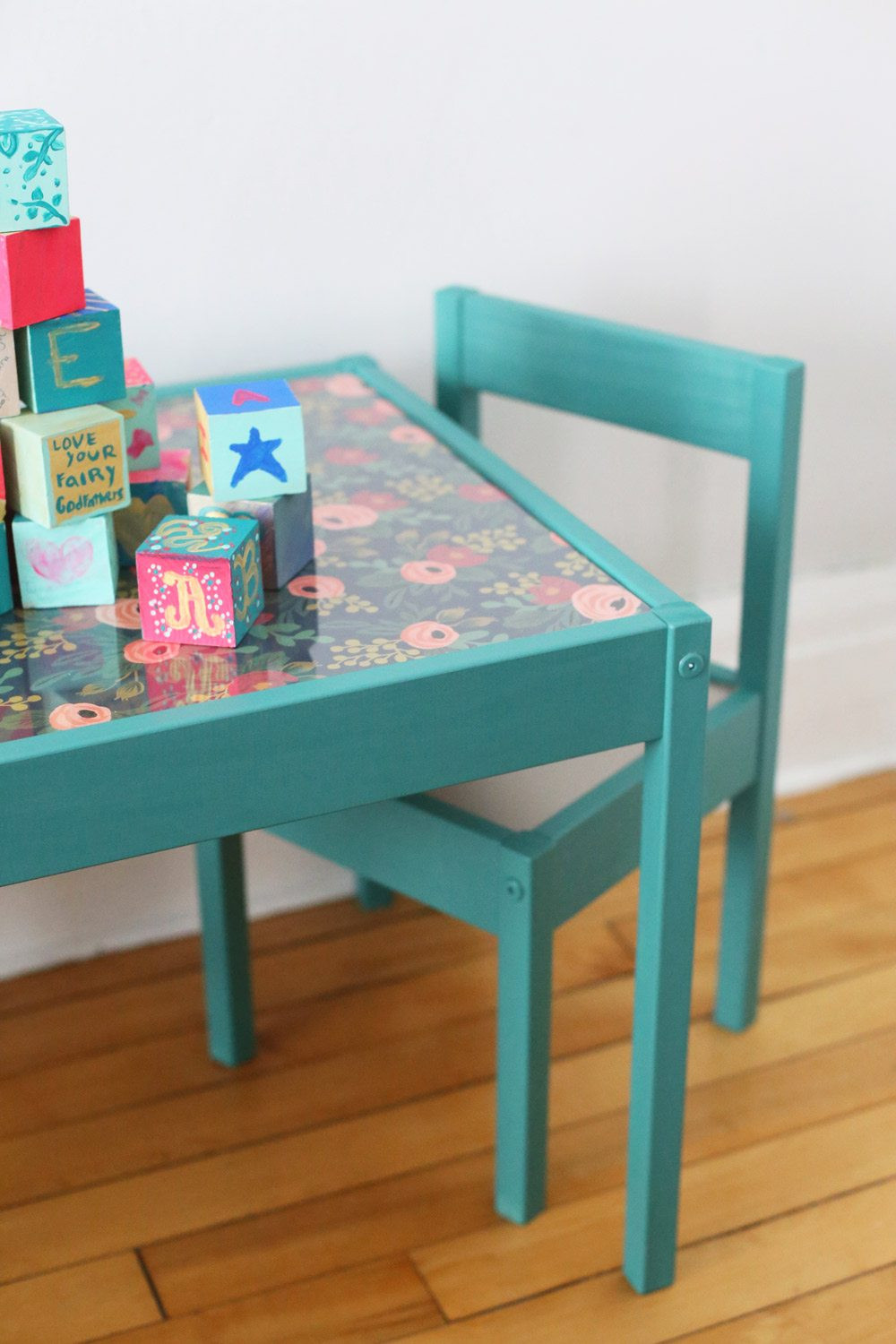 DIY Toddler Table And Chairs
 DIY Kids Table Makeover The Sweetest Occasion