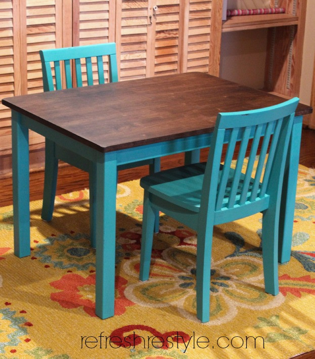 DIY Toddler Table And Chairs
 12 Fun DIY Kids Table Makeovers