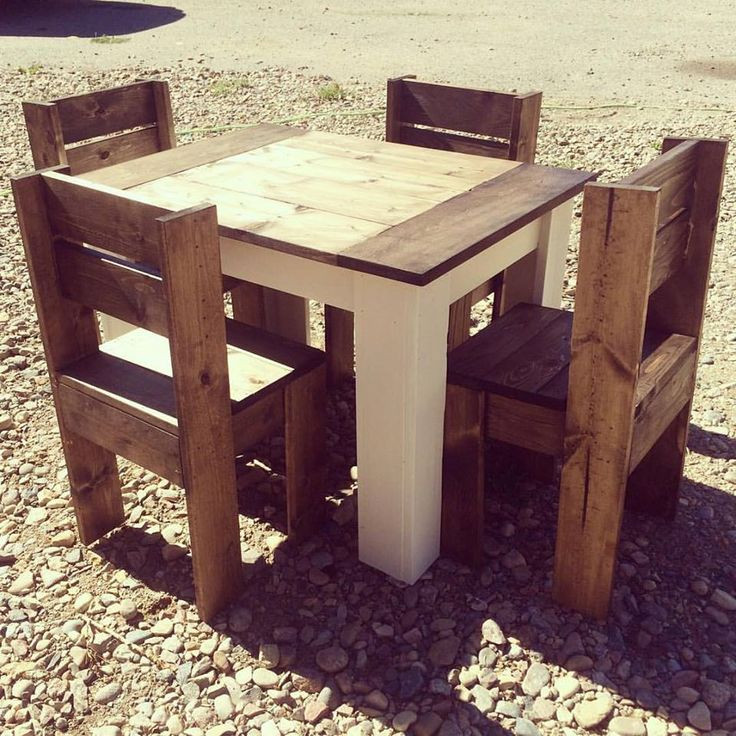 DIY Toddler Table And Chairs
 2x4 kids table and chairs