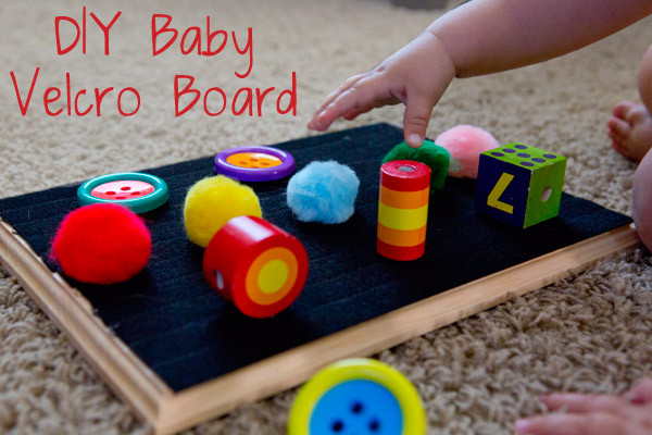 DIY Toddler Toys
 Handmade Toys Velcro Board for Baby