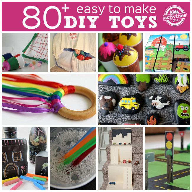 DIY Toddler Toys
 80 DIY Toys to Make