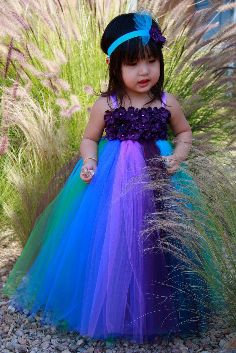 DIY Toddler Tutu
 Peacock Inspired Tutu Dress Series IV by giselleboutique