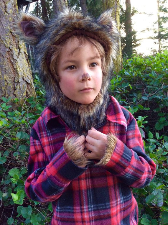 DIY Toddler Wolf Costume
 Werewolf Halloween Costume kids costume hood boys by
