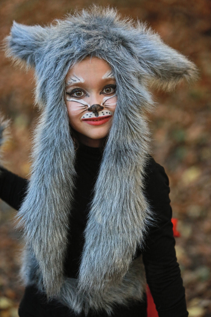 DIY Toddler Wolf Costume
 DIY Halloween kids costumes little red riding hood and