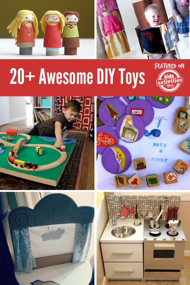 DIY Toddlers Toys
 20 Awesome DIY Toys to Make for Your Kids