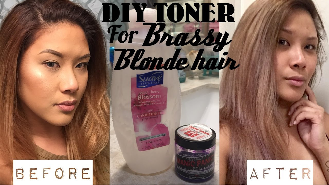 DIY Toner Hair
 DIY HAIR TONER for Brassy Blonde Hair DEMO