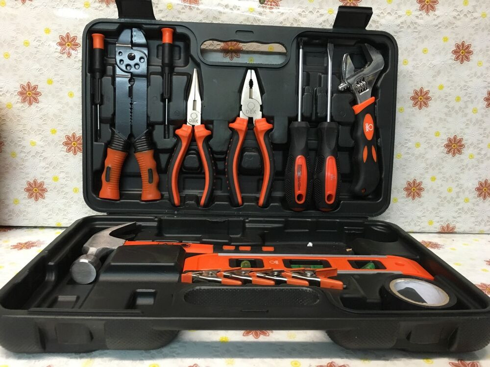 DIY Tool Kit
 15pcs DIY Starter Hand Tool Kit Set Box Household Home