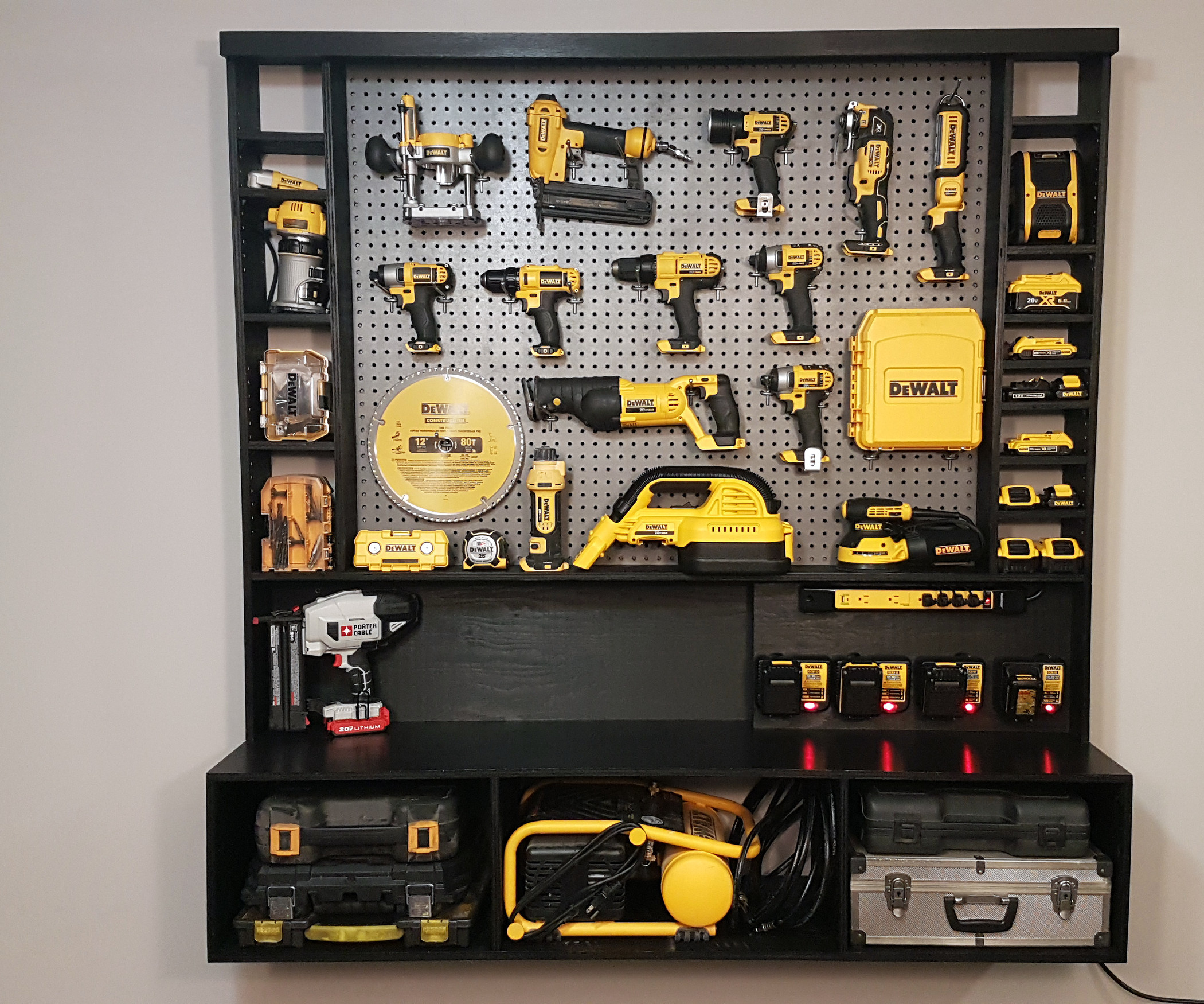 DIY Tool Organization
 DIY Power Tool Storage W Charging Station 10 Steps