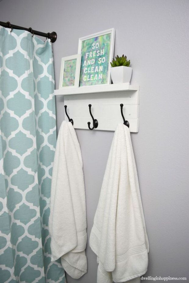 DIY Towel Racks
 10 Clever DIY Towel Racks • The Bud Decorator