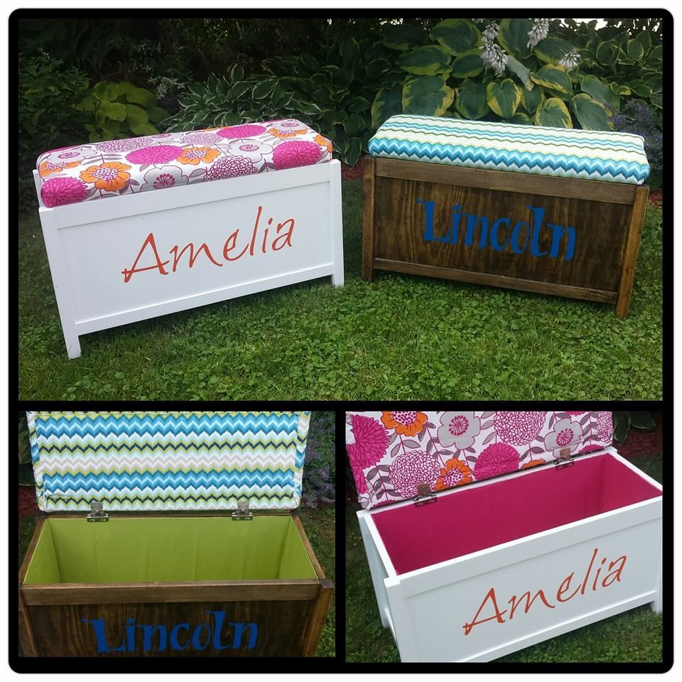 DIY Toy Box Ideas
 Upholstered Toy Chest
