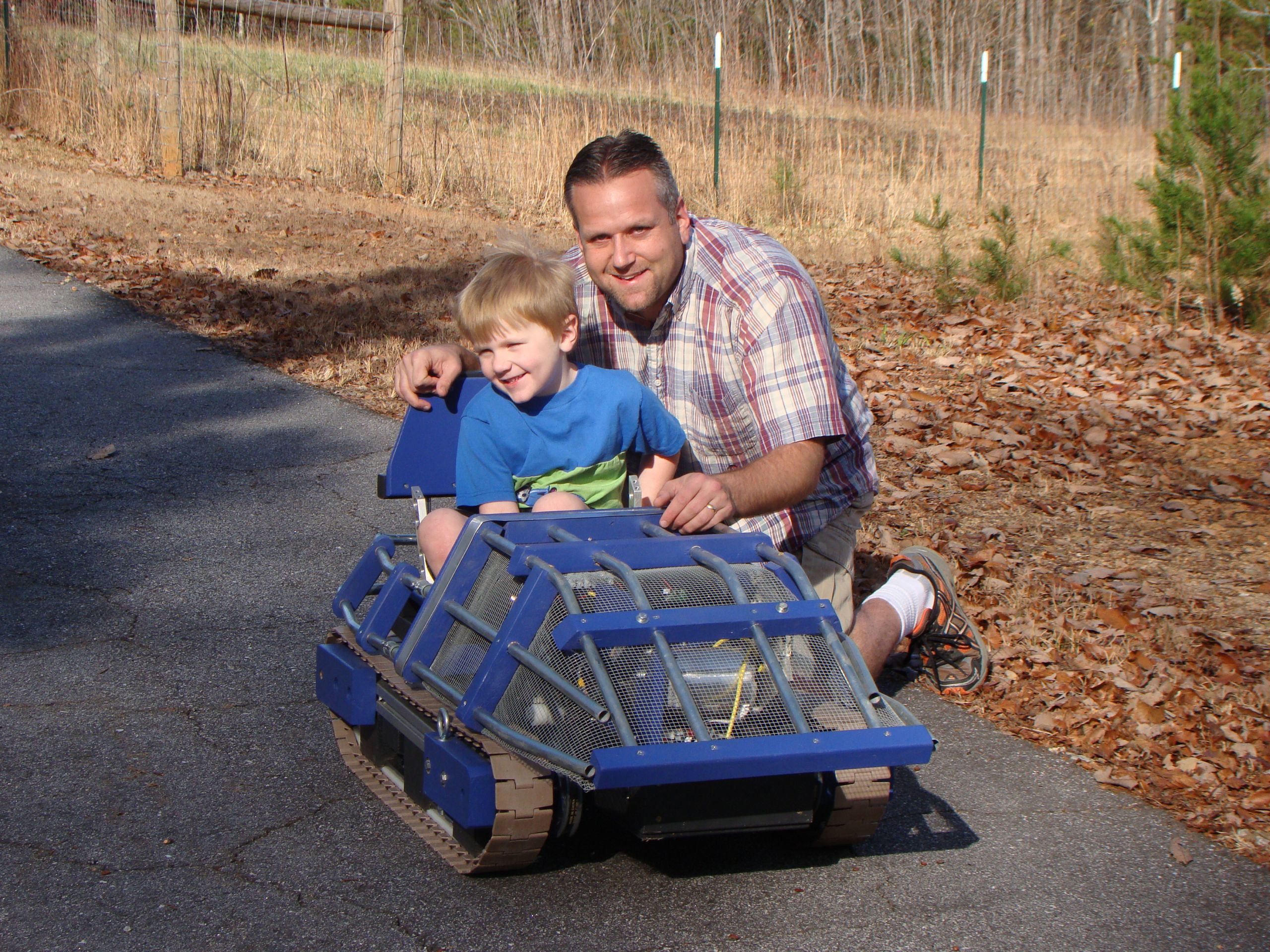 DIY Tracked Vehicles
 Build Your Kid a Drivable Electric Tank — Vehicles