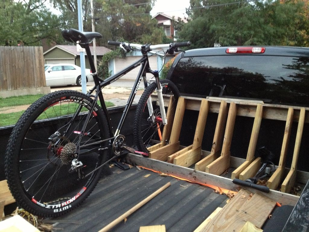 DIY Truck Bed Bike Rack
 brand new build