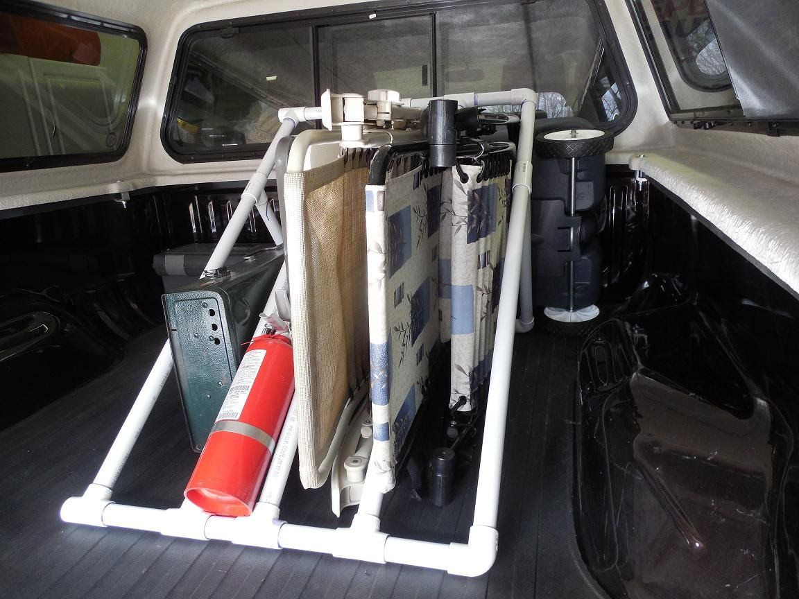 DIY Truck Bed Organizer
 Homemade PVC Truck Bed Organizer Watch Video By my