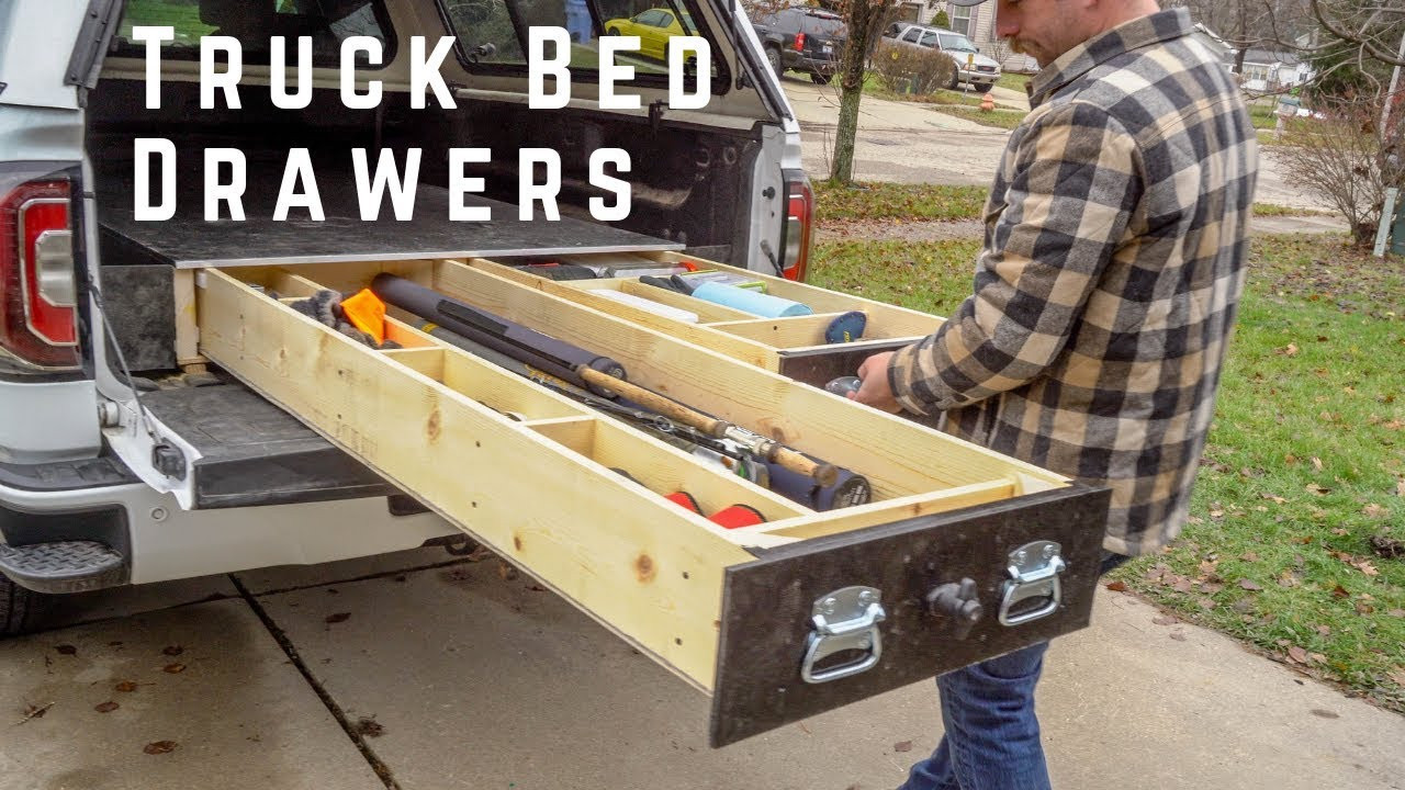 DIY Truck Bed Organizer
 How To Build Truck Bed Drawers SUV Drawer DIY