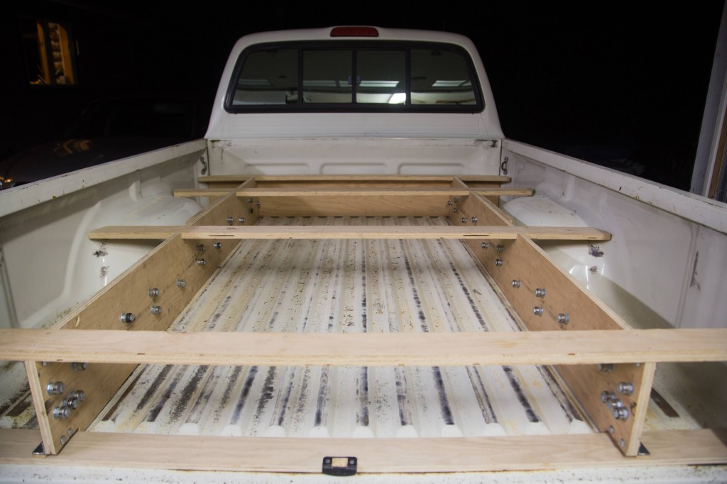 DIY Truck Bed Organizer
 What This Guy Does To The Back His Truck Is Borderline
