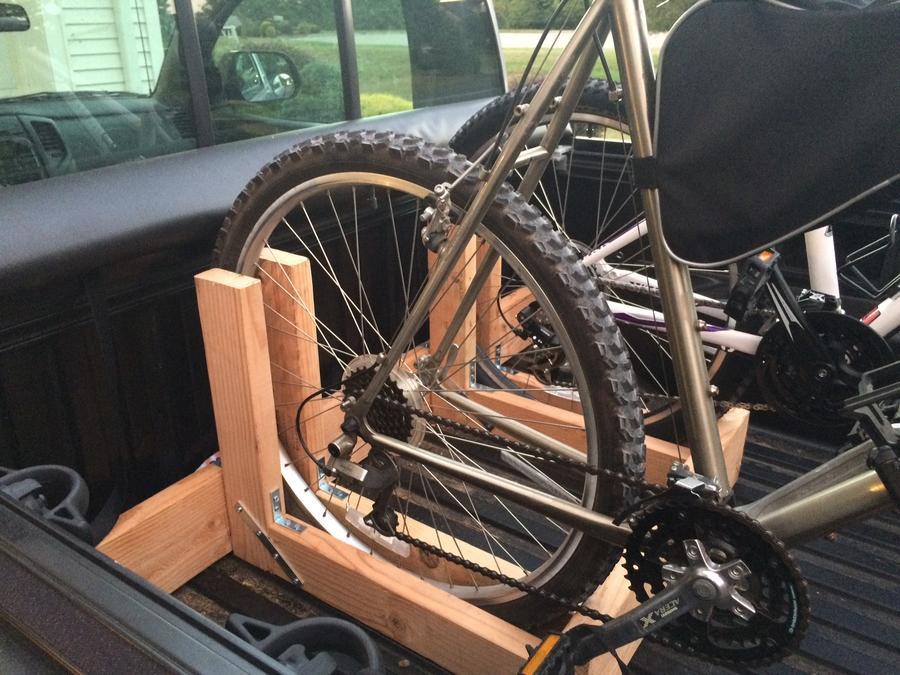 DIY Truck Bike Rack
 Need ideas about homemade pickup bed bike racks Mtbr