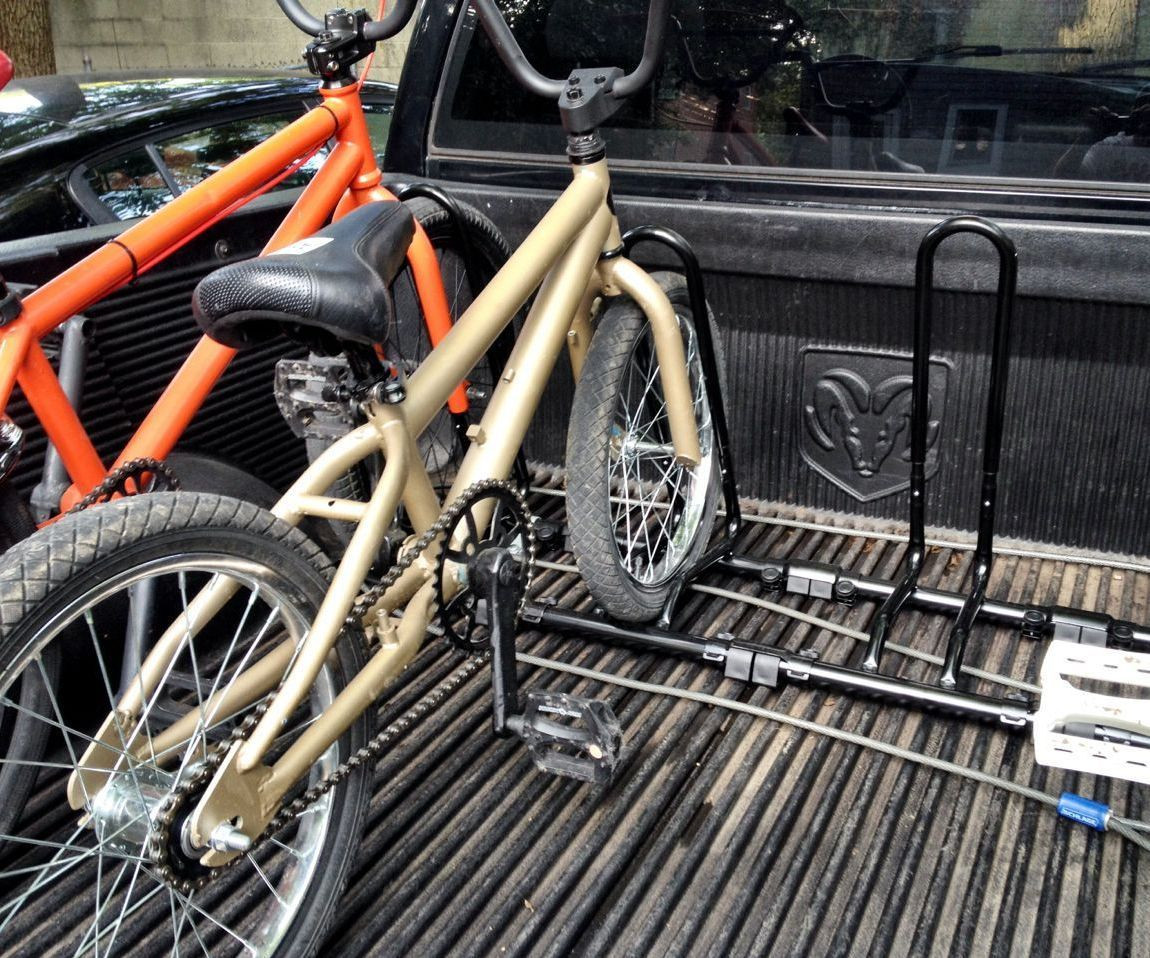 DIY Truck Bike Rack
 Cheap Bike Rack for a Pickup Truck Bed 7 Steps with