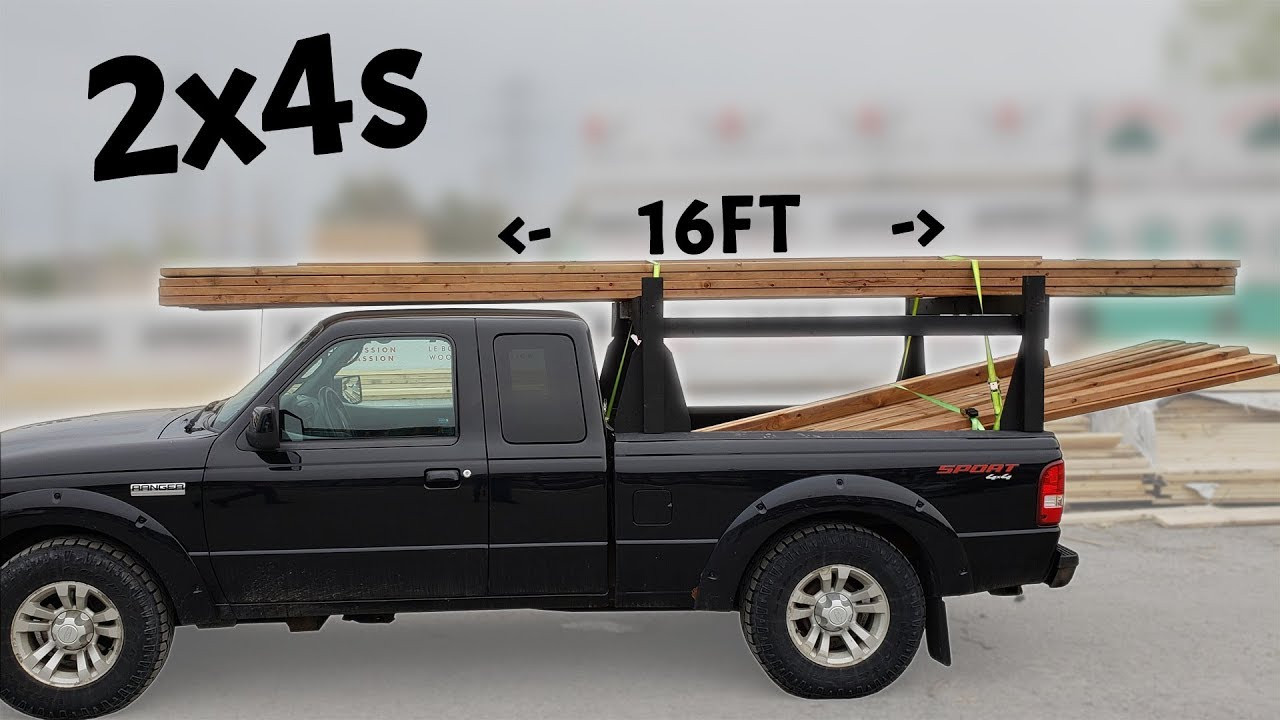 DIY Truck Racks
 Homemade 2x4s Wood Truck Rack Heavy Duty