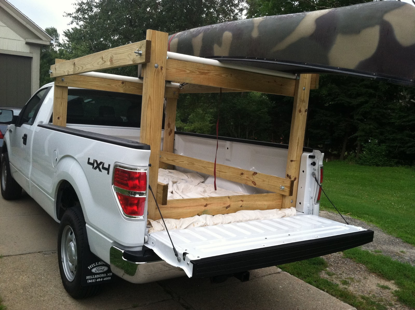 DIY Truck Racks
 Howdy Ya Dewit Easy Homemade Canoe Kayak Ladder and
