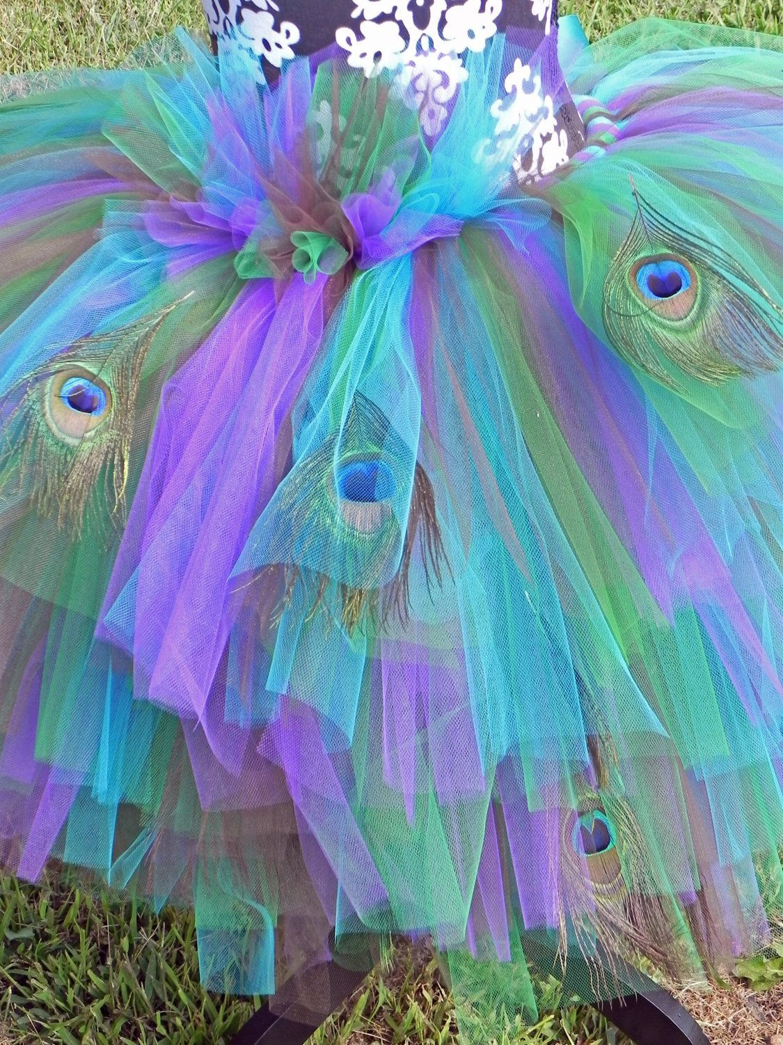 DIY Tutu For Adults
 Peafection Peacock Adult Elaborate Tutu Costume $110 00