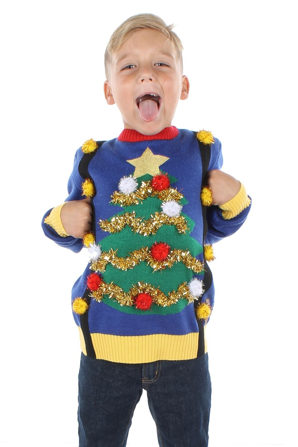 DIY Ugly Sweater For Kids
 Pin on Christmas