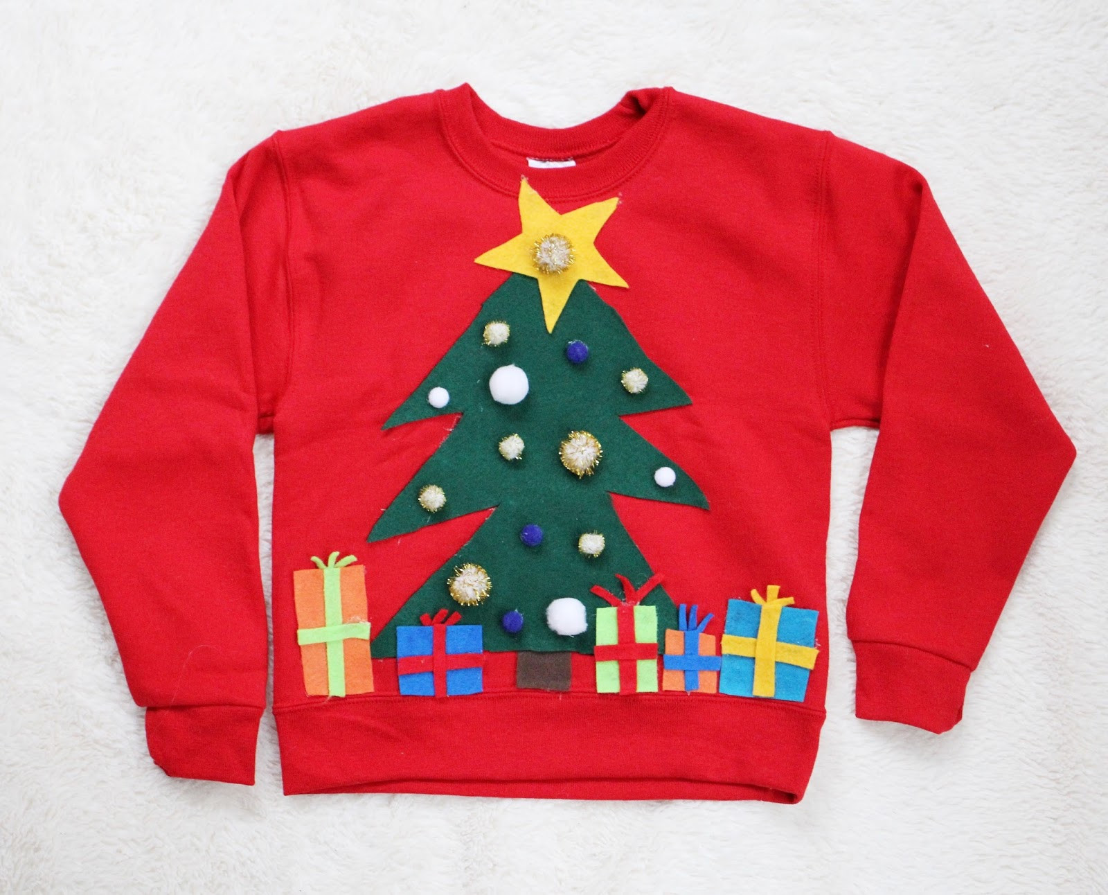 DIY Ugly Sweater For Kids
 DIY Ugly Christmas Sweater For Kids · The Girl in the Red
