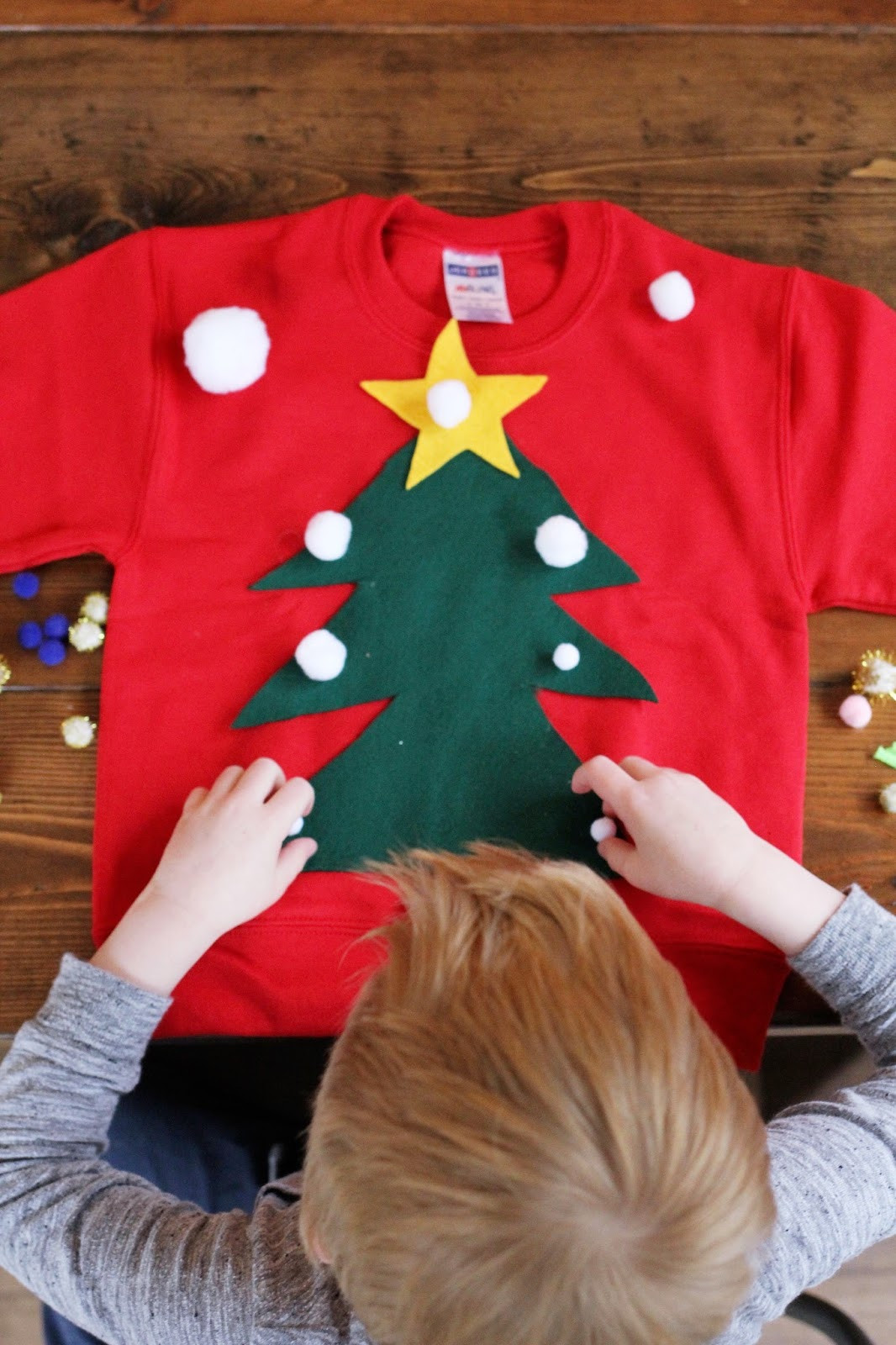 DIY Ugly Sweater For Kids
 DIY Ugly Christmas Sweater For Kids
