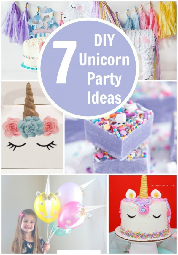 Diy Unicorn Birthday Party Ideas
 7 DIY Unicorn Party Ideas – Party Ideas