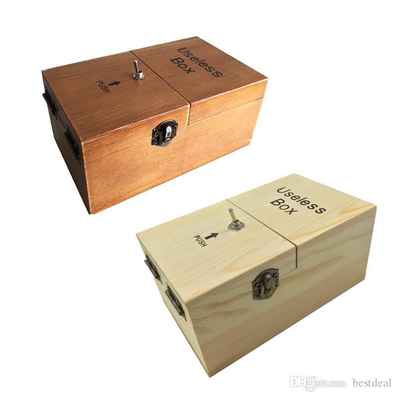 DIY Useless Box
 Game Toy Wooden Tricky Useless Box Diy Kit Creative Adult