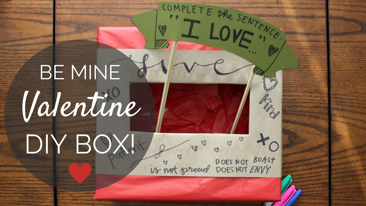 DIY Valentine Box For School
 DIY VALENTINE S BOX