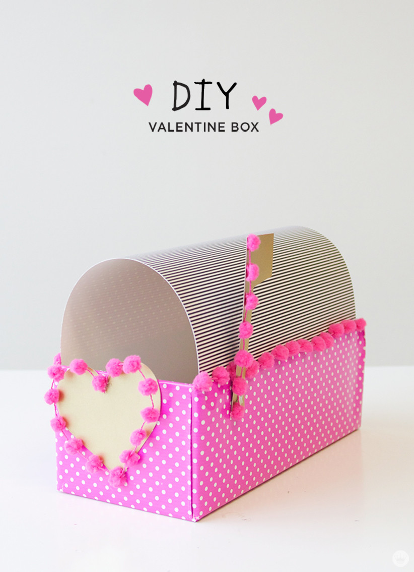DIY Valentine Box For School
 DIY Valentine Box Think Make