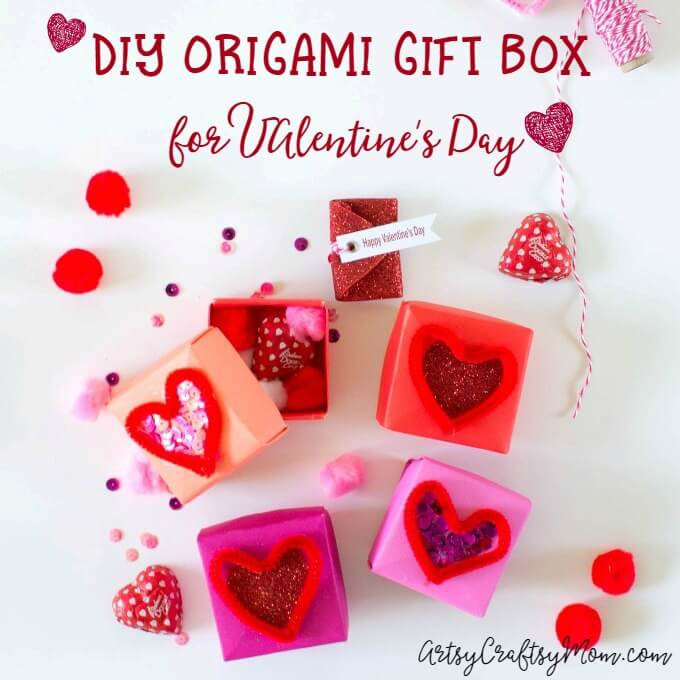 DIY Valentine'S Day Box
 DIY Origami Gift Box for Valentine s Day