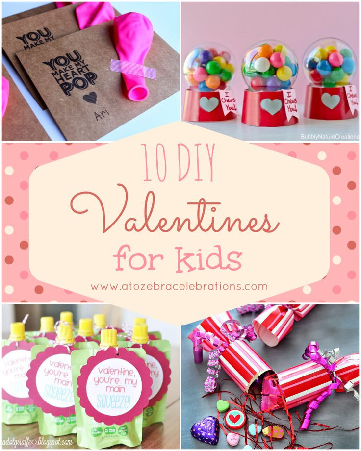 DIY Valentines For Kids
 10 DIY Valentines for Kids
