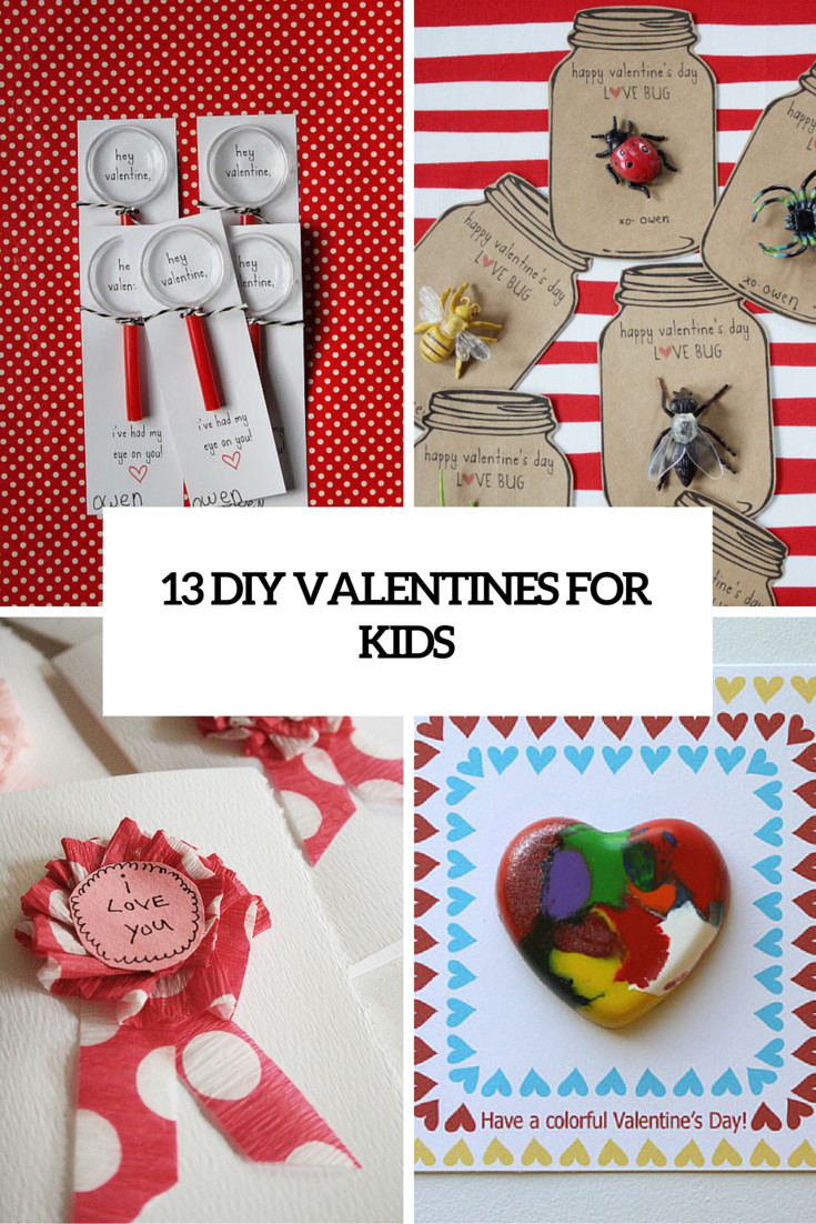 DIY Valentines For Kids
 13 Creative DIY Valentine’s Day Cards For Kids Shelterness