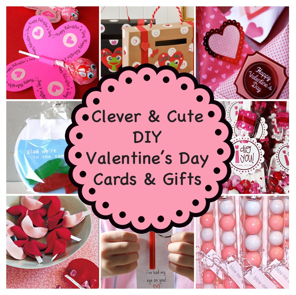 DIY Valentines Gifts For Friends
 Clever and Cute DIY Valentine’s Day Cards & Gifts