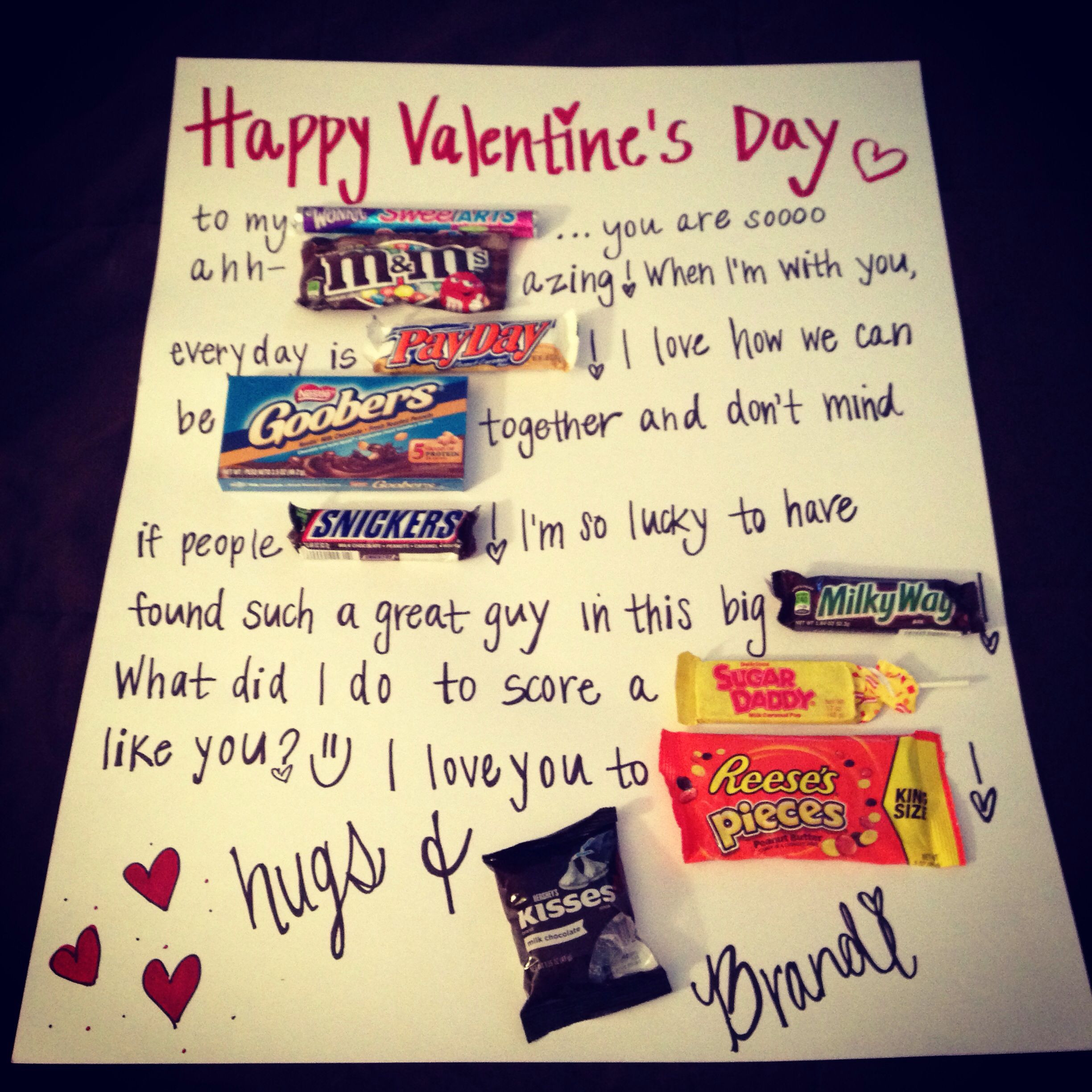 DIY Valentines Gifts For Him
 Easy diy valentines t for him