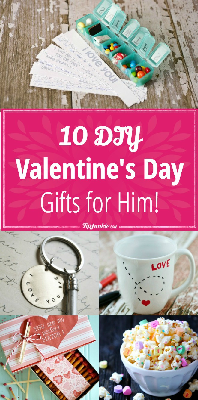 DIY Valentines Gifts For Him
 10 DIY Valentine’s Day Gifts for Him – Tip Junkie