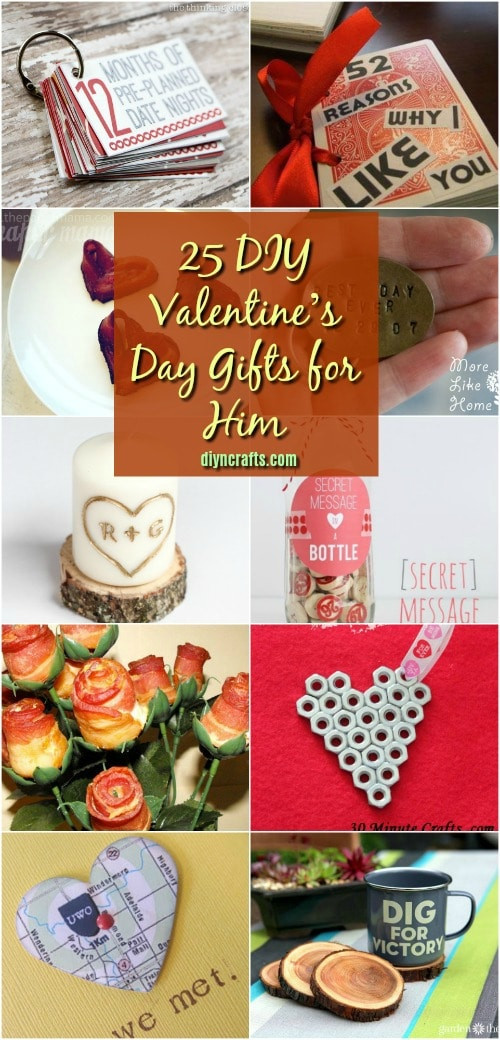 DIY Valentines Gifts For Him
 25 DIY Valentine’s Day Gifts That Show Him How Much You