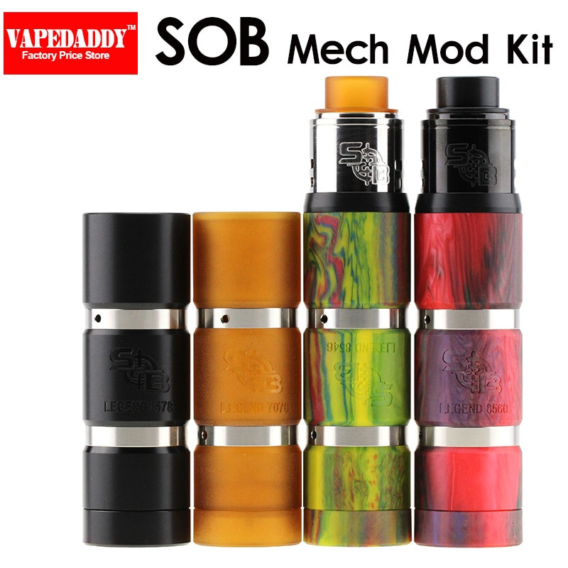 DIY Vape Mod Kit
 VapeDaddy SOB Legend Mech Mod Kit Copper Battery
