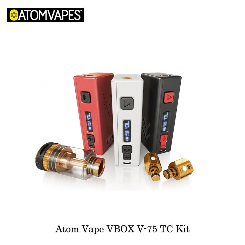 DIY Vape Mod Kit
 cigarette electronique Atom Vapes VBOX V 75W DIY Box Mod