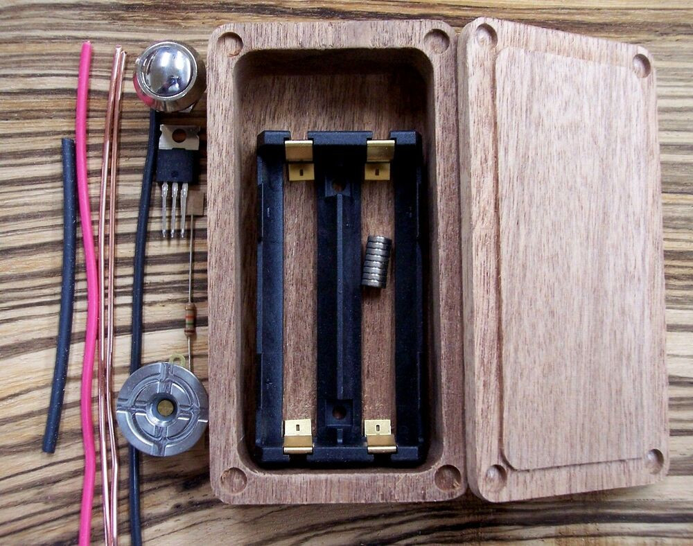 DIY Vape Mod Kit
 Wood Box Mod Kit Enclosure DIY Mosfet Hammond 1590g