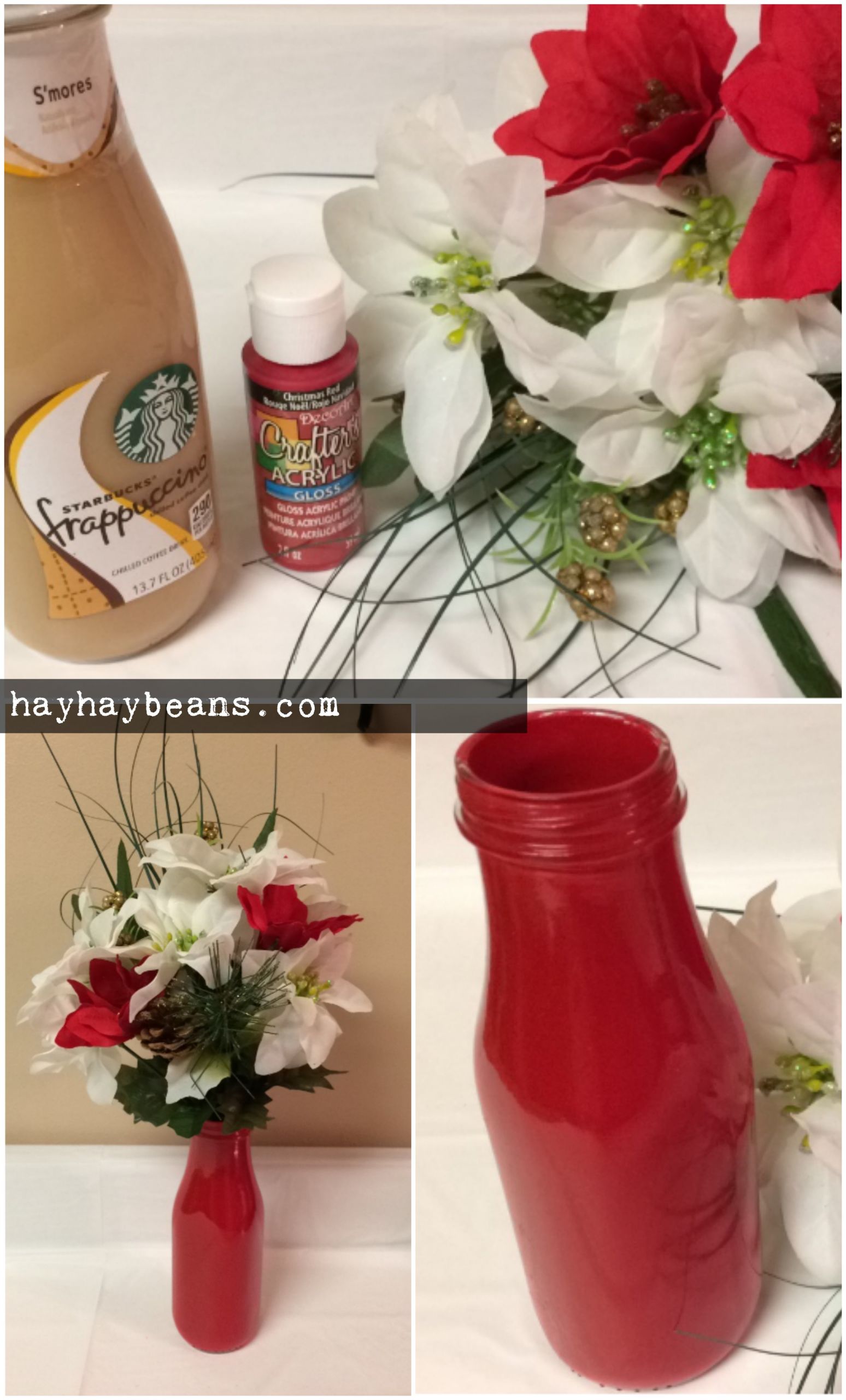 DIY Vase Decorating
 [DIY – Cheap Flower Vase Decor Using Starbucks Glass Bottle]