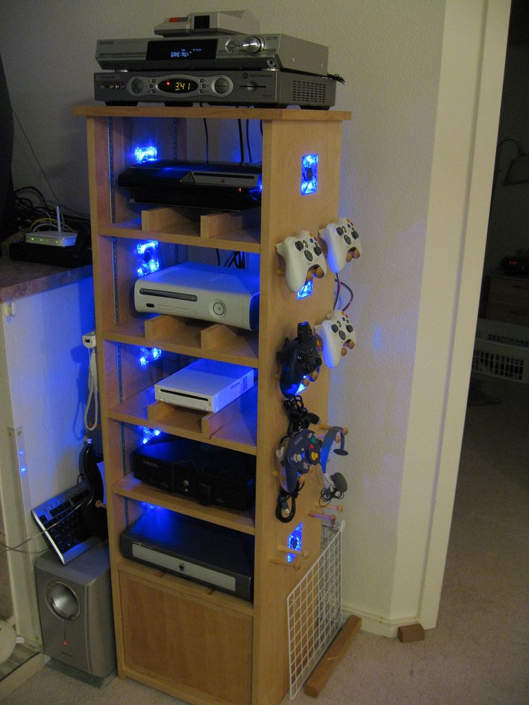 DIY Video Game Decor
 DIY Game System shelf